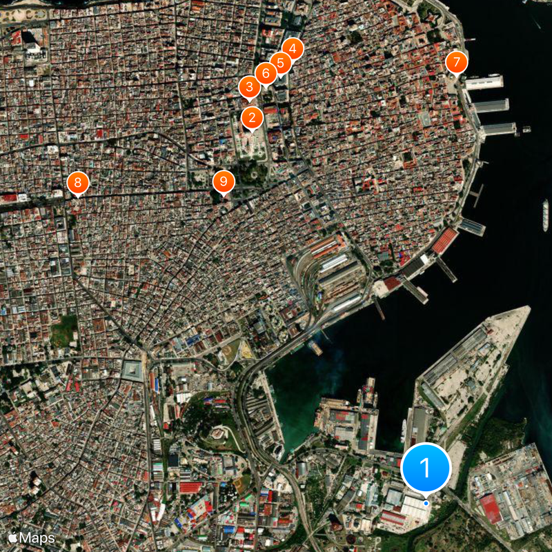 Captaincy General of Cuba Map
