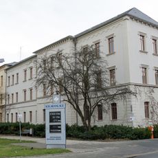 Sachgesamtheit Westsächsische Hochschule Zwickau, Gebäudekomplex verschiedener Schulgebäude, Hochschulgebäude, dem ehemaligen Rektoratsgebäude der Lateinschule sowie der Kapelle des ehemaligen Grünhainer Klosters und der heutigen Aula der Hochs
