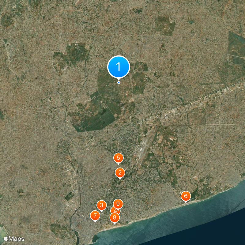 University of Ghana Map