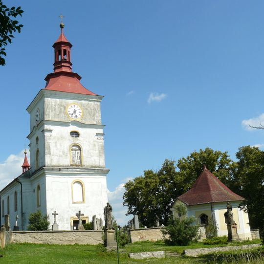 Saint Matthew church in Hradíšťko