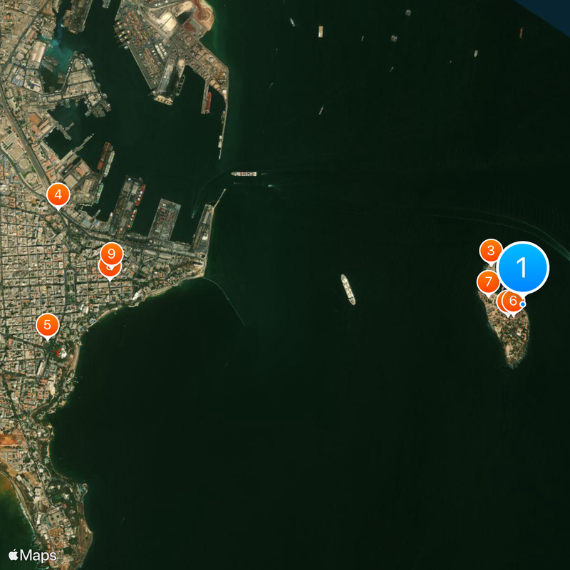 Maison des Esclaves Carte