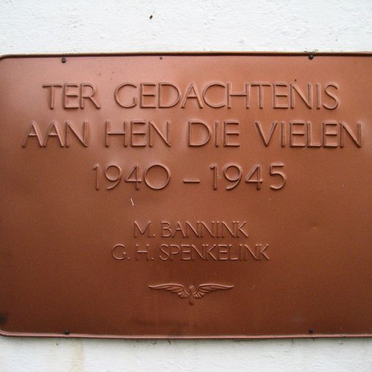 Plaquette in het NS-station