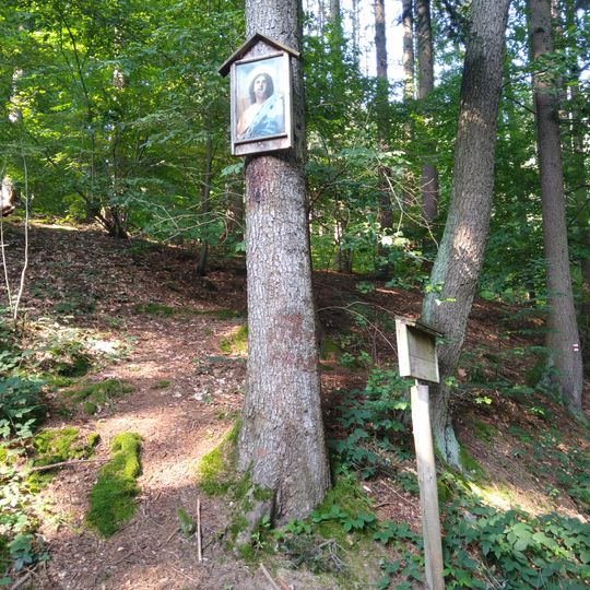 Obrázek u studánky Panny Marie