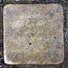 Stolperstein dedicated to Max Cronheim