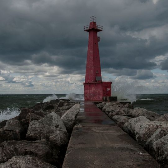 Phare du brise-lames de Muskegon