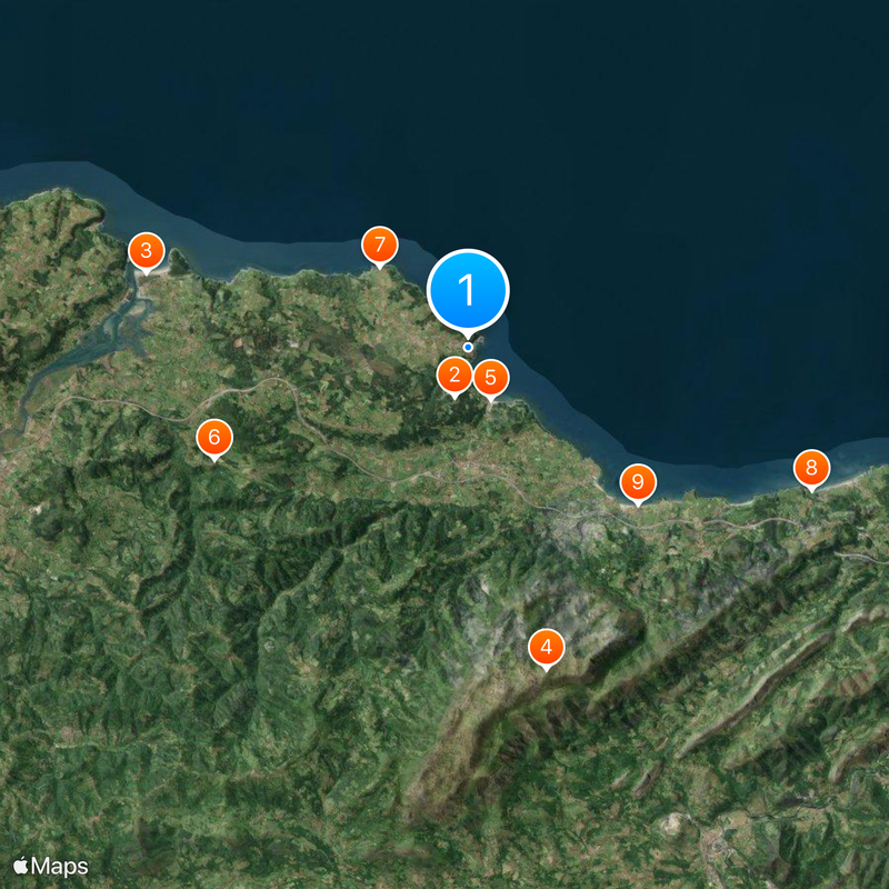 Lastres Map