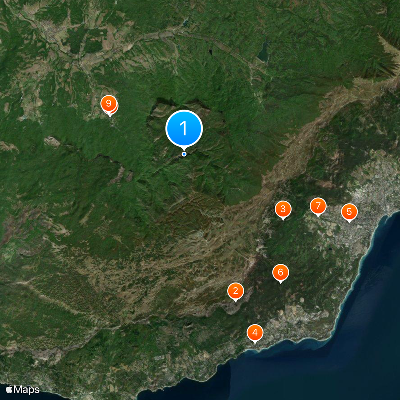 Great Canyon of Crimea Mappa