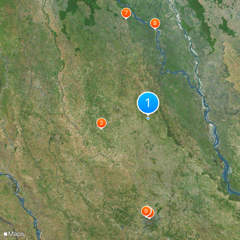 Sitapur district Map
