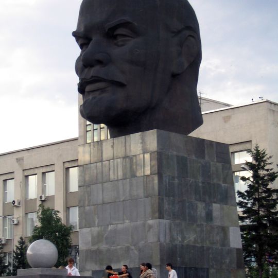 Lenin's head in Ulan-Ude