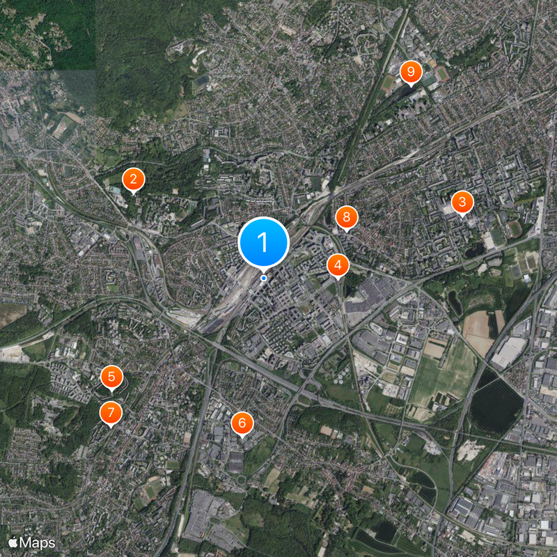 Gare de Massy TGV Map