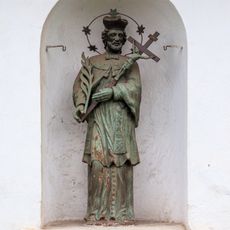 Socha svatého Jana Nepomuckého v Obratani