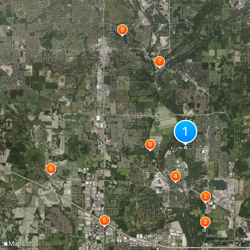 Carpentersville Map