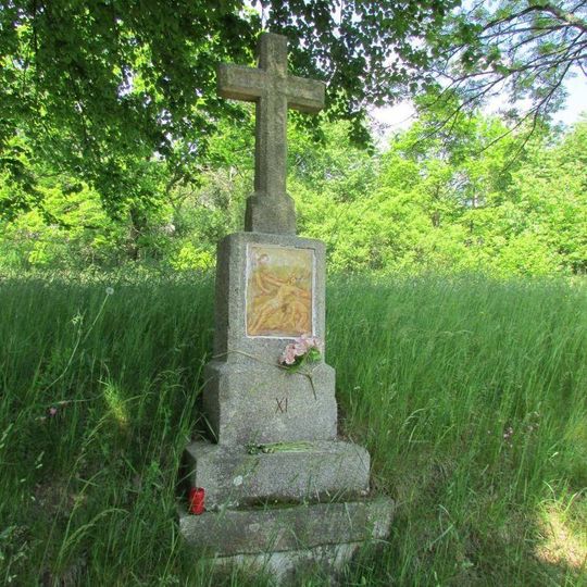 Kříž na křížové cestě v Třešti - 11. Zastavení