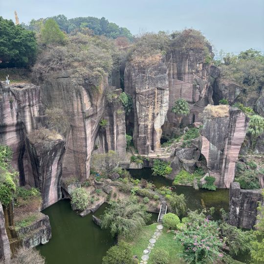 Ancient quarry in Lotus Hill