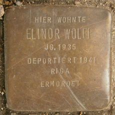 Stolperstein dedicated to Elinor Wolff