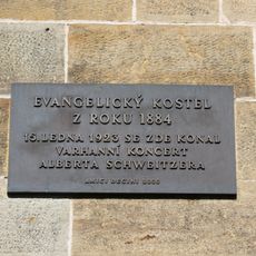 Pamětní deska Alberta Schweitzera v Děčíně