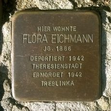 Stolperstein à la mémoire de Flora Eichmann