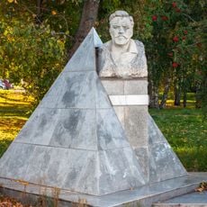 Gryaznov monument in Magnitogorsk