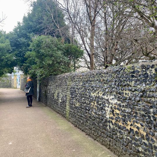 Wall To The North East Of Flint House