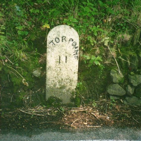 Milestone 350M To West Of Hessenford