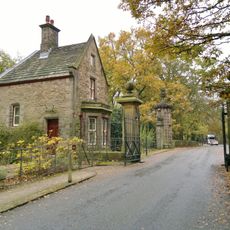Lodge and Gatepiers and Gates on Lyme Park Drive