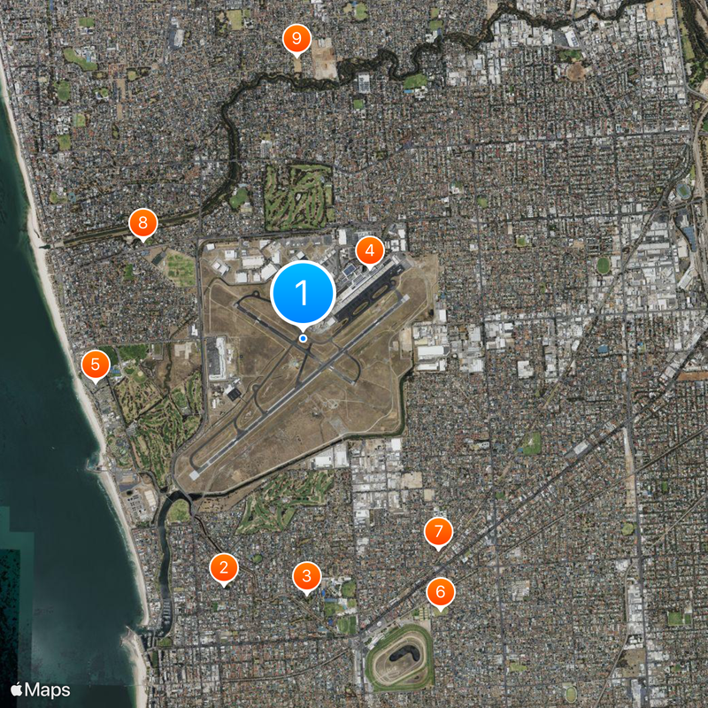 Adelaide Airport Map