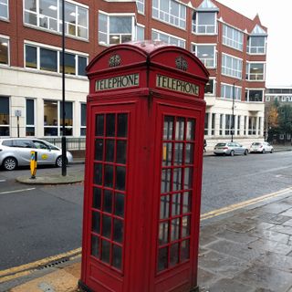 K2 Telephone Kiosk Outside Finsbury Town Hall