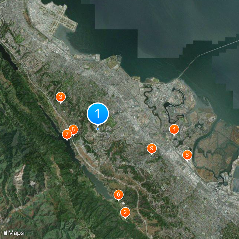 College of San Mateo Map