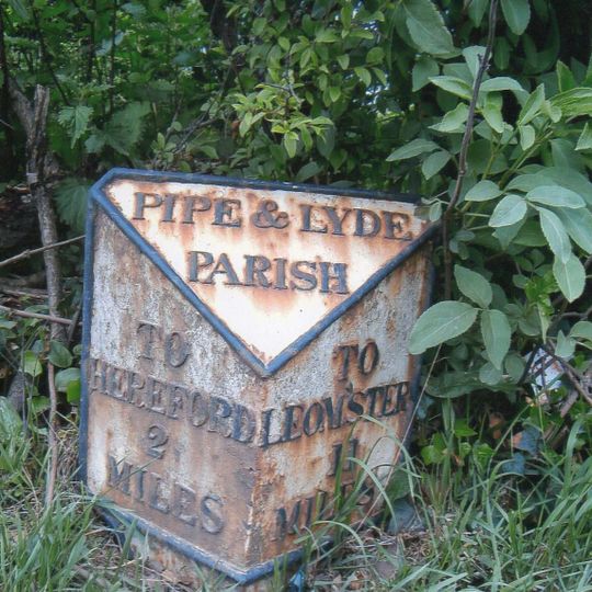 Milepost, N of Holmer House