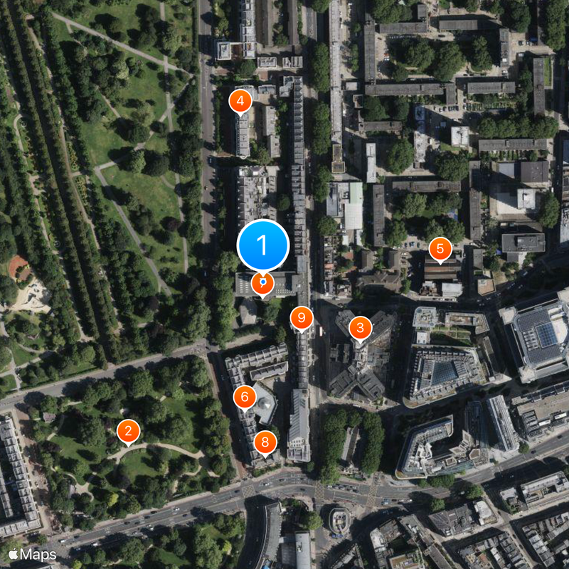 Royal College of Physicians, London Map