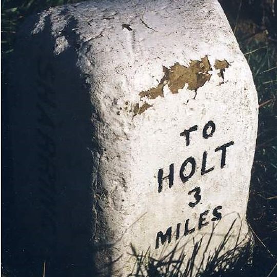 Milestone, 200yds E of road SP Sharrington Village Hall