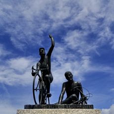 Statue to Fallen Cyclist