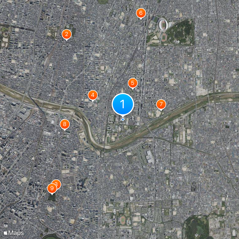 Osaka City University Map