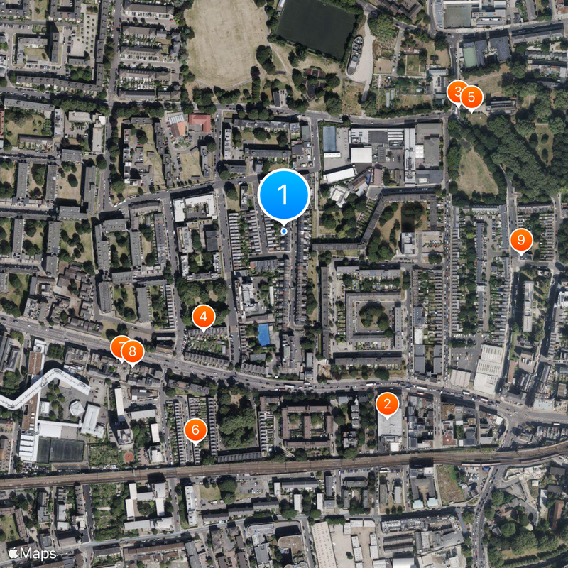 Stepney Map