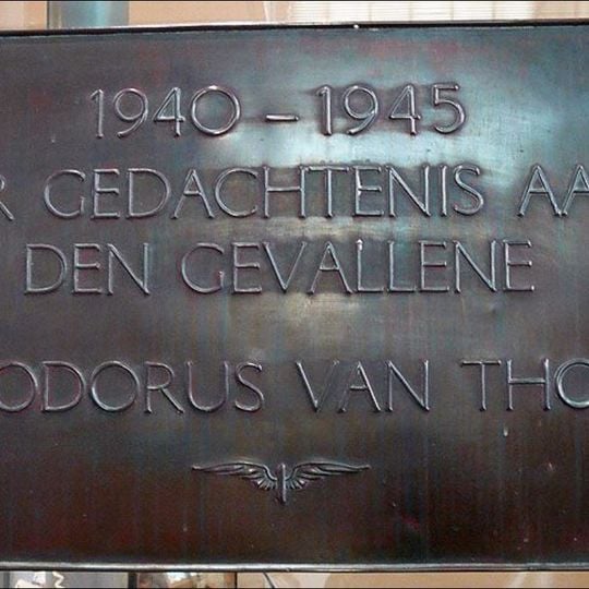Plaquette in het NS-station