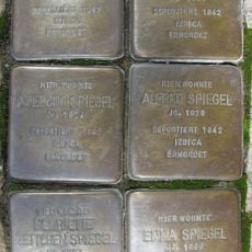 Stolperstein en memoria de Norbert Spiegel