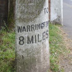 Milestone on Wigan Road, Ashton-in-Makerfield