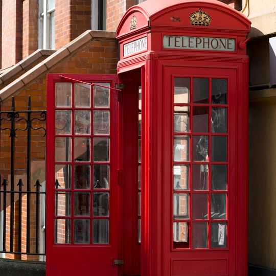 K2 Telephone Kiosk, Outside Cornwall House