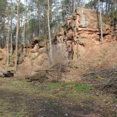 Sandstein Abbau