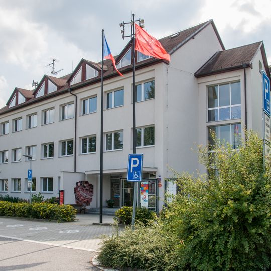 Budova Městského národního výboru Litomyšl s mozaikou Město Litomyšl