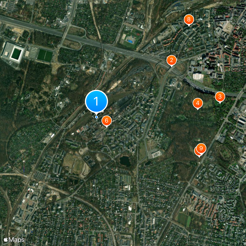 Wujek Coal Mine Map