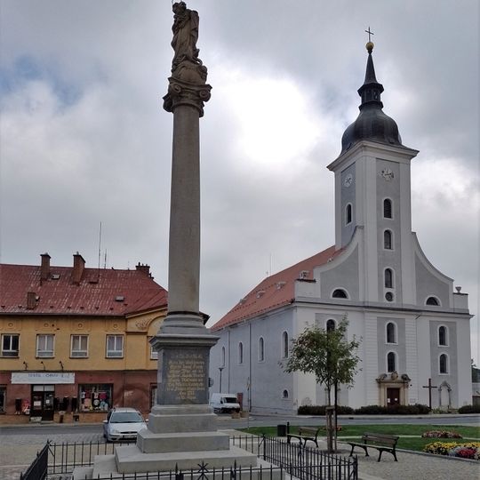 Maria column in Javorník
