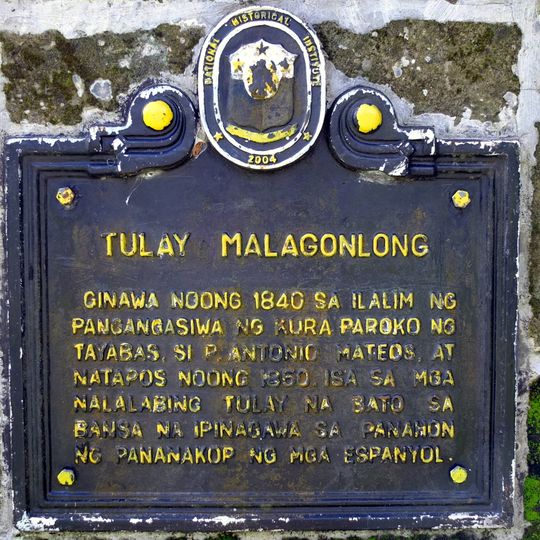 Malagonlong Bridge historical marker
