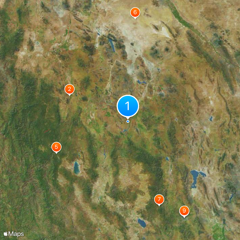 Great American Desert Mapa
