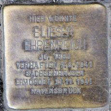 Stolperstein à la mémoire d’Elieser Ehrenreich
