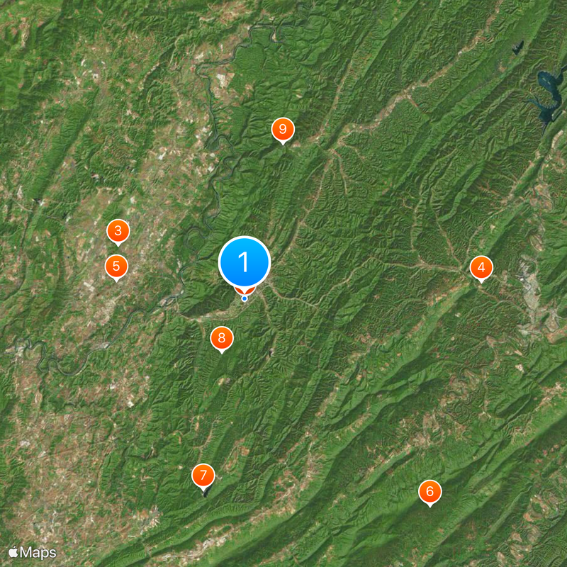 The Greenbrier Kaart