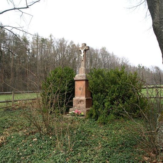 Červený kříž nad Luhačovicemi