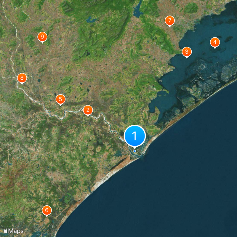 District de Ganjam Carte