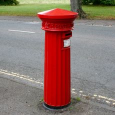 Pillar Box In Front Of The Seaford Court Preparatory School