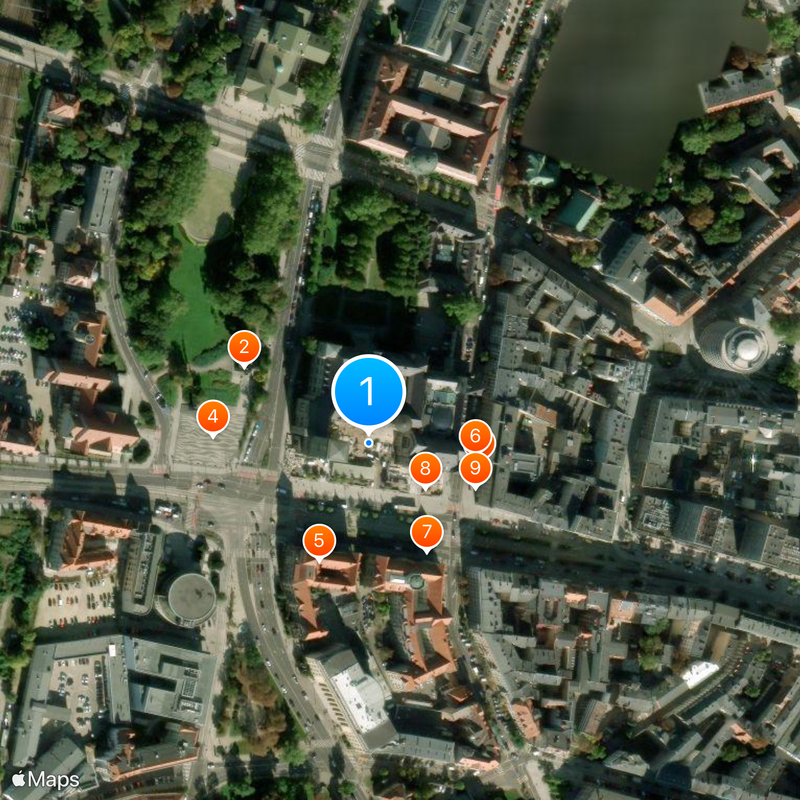 Residenzschloss Posen Karte